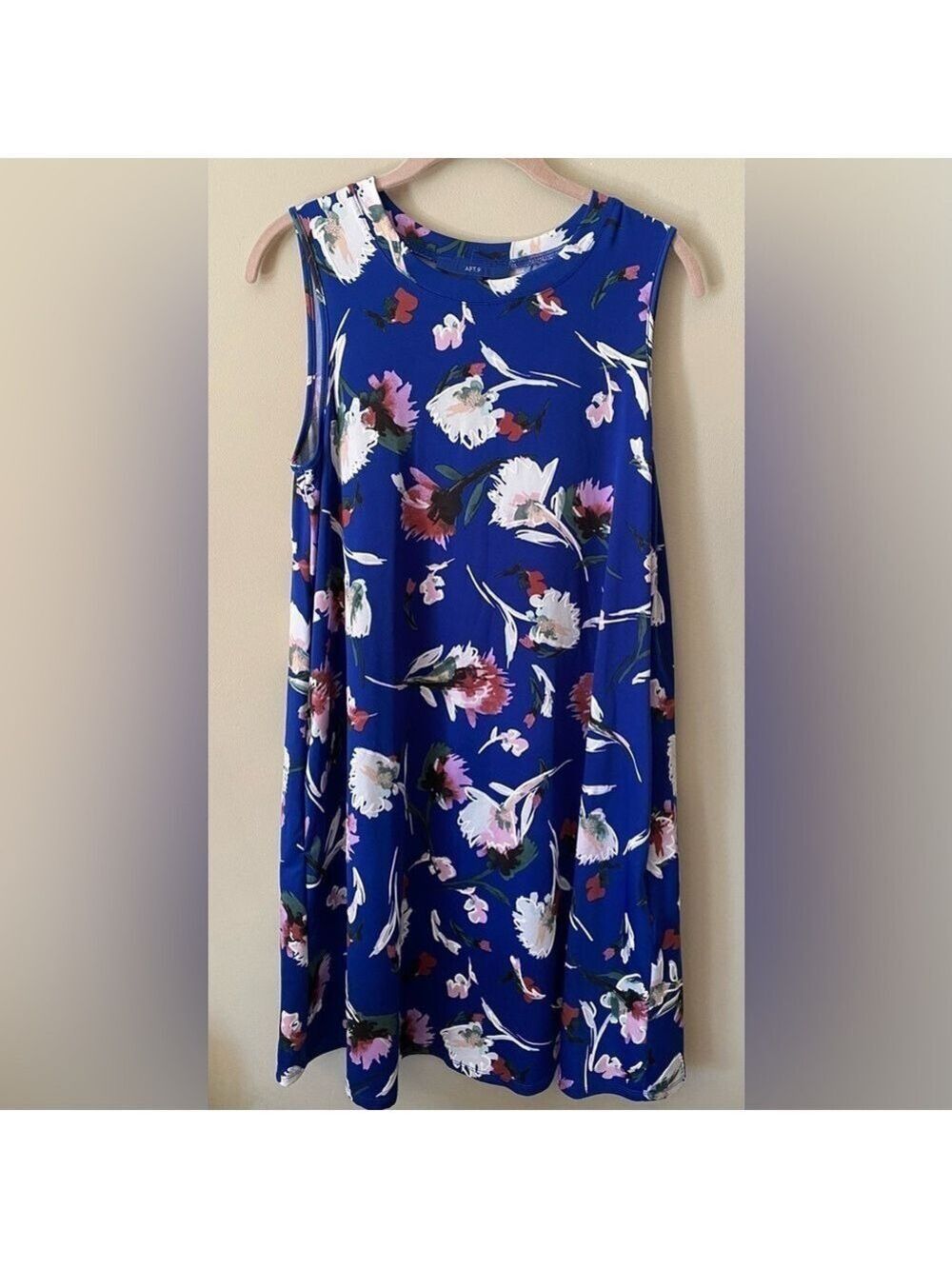 APT.9 Blue Floral Dress M